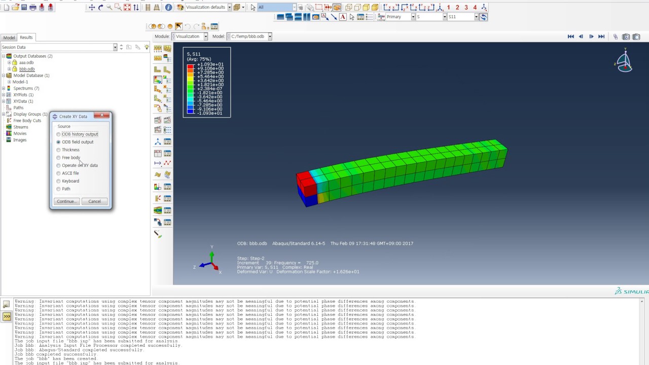 ABAQUS FRF ANALYSIS