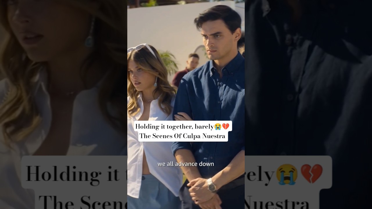 Behind the scenes of Culpa Nuestra 🔥|Nick & Noah 😭💔| Gabriel Guevara & Nicole Wallace 🤩 | #ytshorts