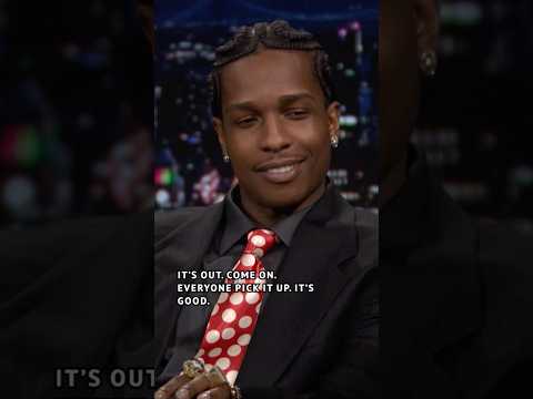 #ASAPRocky was “scared for his life” because fans kept asking him for new music 🤣 #FallonTonight