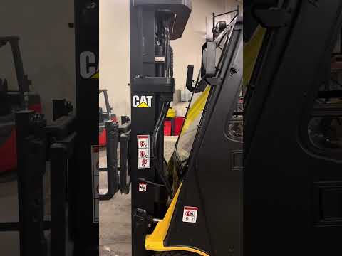 2021 CATERPILLAR 2C5000 5000 LB LP GAS FORKLIFT CUSHION 87/199" 3 STAGE MAST SIDE SHIFTER 4 WAY CAB