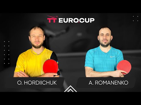 16:45 Oleksandr Hordiichuk - Andrii Romanenko 15.06.2024 TT Euro.Cup Ukraine Master. TABLE 4