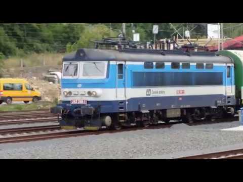 ČD 242.249 na Sp 1671/1670 Cyklo Ohře - Karlovy Vary - 6.7.2018