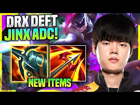 DEFT PICKS JINX WITH NEW ITEM KRAKEN SLAYER! - DRX Deft Plays Jinx ADC vs Kai'Sa! | Preseason 11