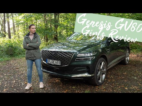 Larissa fährt den neuen Genesis GV80 2.5T AT8 AWD #LUXUS [4K] - Autophorie