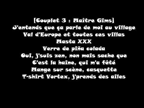 Maître Gims - Pas touché ft. Pitbull ( Paroles )