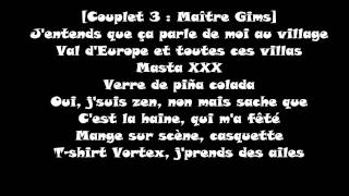 Maître Gims - Pas touché ft Pitbull ( Paroles )