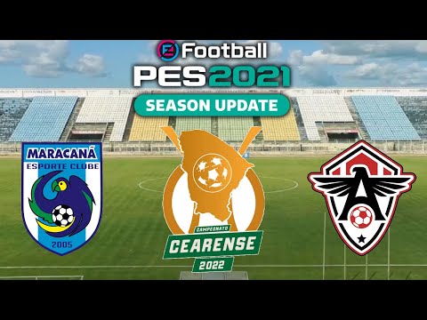 MARACANÃ X ATLÉTICO-CE - CAMPEONATO CEARENSE - PRIMEIRA FASE - 1ª RODADA 09/01/22 [PES 2021]
