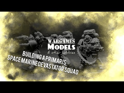 Building a Primaris Space Marine Devastator Squad