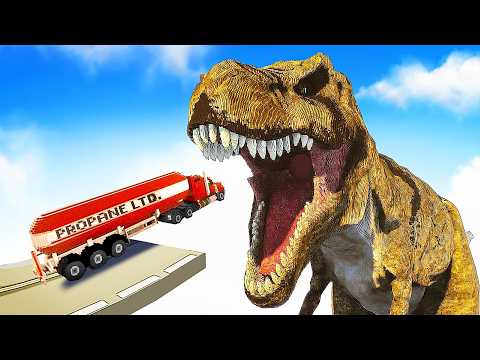 Cars vs T-REX | Teardown
