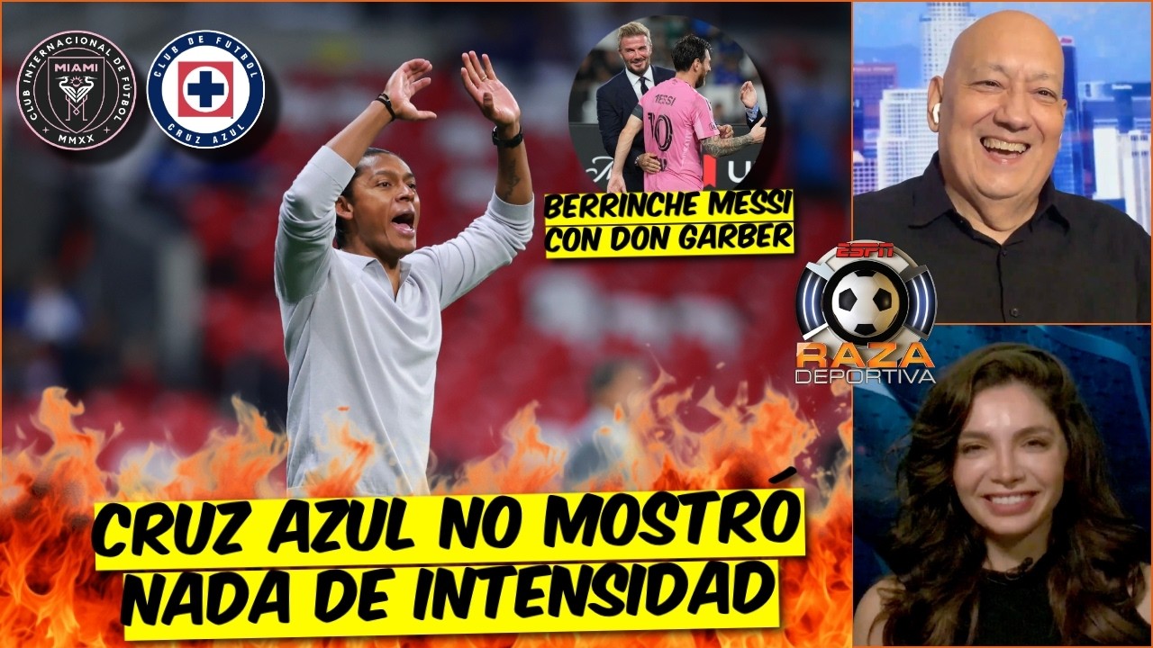 CRUZ AZUL dio VERGÜENZA ante INTER MIAMI en la FINAL de la CAMPEONES CUP | Raza Deportiva