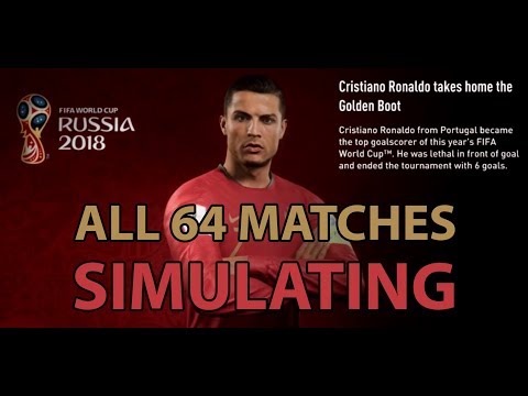 All 64 Matches Simulation Results - 2018 FIFA World Cup - 1080p ✔️
