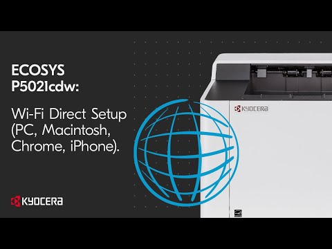 Настройка WiFi Kyocera P5026cdw