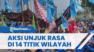 Buruh dan Mahasiswa Turun ke Jalan, Gedung DPR Jadi Sasaran Aksi Demonstrasi Tolak BBM Naik