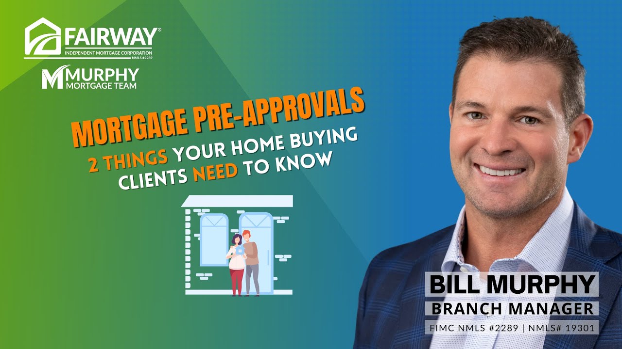 Mortgage Pre-Approvals: 2 Things Your Home Buying Clients NEED To Know
