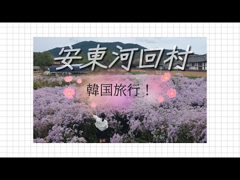 Vlog coreano_Andong Hahoe Village! Viagem à Coreia~안동하회마을!