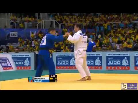 Judo 2013 World Championship Rio de Janeiro: Telmanov (KAZ) - Ganbat (MGL) [-60kg] rep