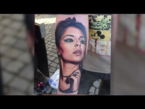 Cheryl Cole Is Honoured By Fan Tattoo | Splash News TV | Splash News TV
