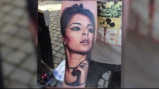 Cheryl Cole Is Honoured By Fan Tattoo | Splash News TV | Splash News TV