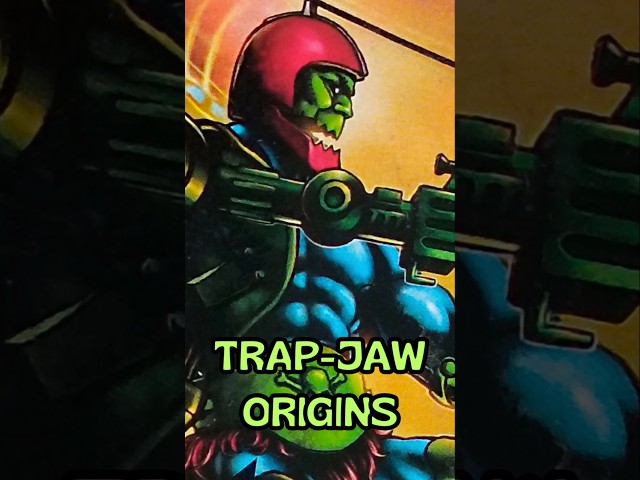 Vídeo relacionado con Masters of the Universe MOTU Origins Trap Jaw, Figura de acción de villano con brazo mecánico, varios accesorios de armas y minicómic, juguete regalo para niños y niñas +6 años, HYD41