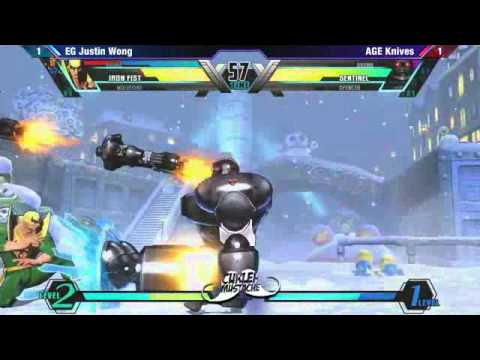 Curleh Mustache 4 Umvc3 EG Justin Wong vs AGE Knives