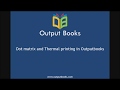Dot matrix / Thermal printer Software for Billing - Output Books