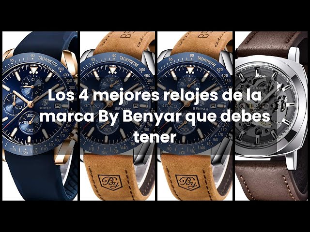Vídeo relacionado con BENYAR by Relojes Hombre Cronografo Analógico Impermeable Luminoso Reloj Hombre Regalo Elegante