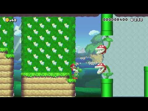 Bowser's Missing | World 4-3 by Tatsuo - Super Mario Maker - No Commentary 1bs