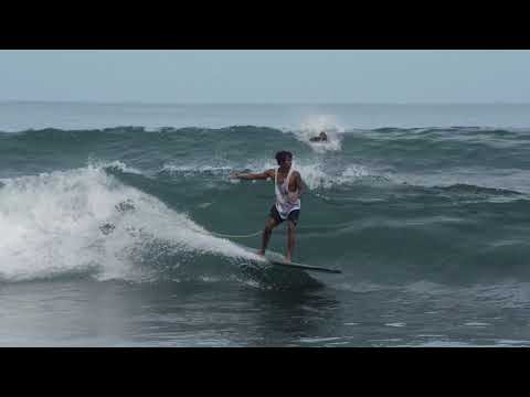 Longboarding at Isla Chora