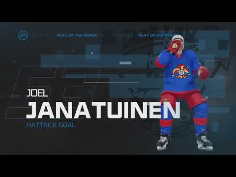 NHL 23 HUT Play of the Period - Joel Janatuinen (PS5) Hattrick Goal 💙🤍 Jokerit 💙🤍