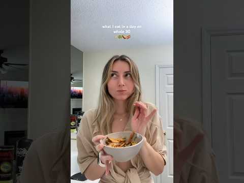 A normal what I eat in a day on Whole 30 #whole30 #whole30recipes #healthylifestyle #healthyrecipes