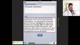 MDLog's Voice Controlled Clinical Documentation
