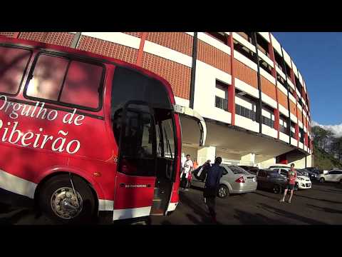 Chegada do time ao estádio - (Botafogo-SP 0 x 0 Gama)