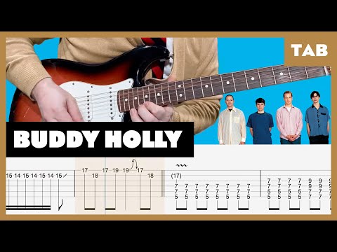 Weezer - Buddy Holly - Guitar Tab | Lesson | Cover | Tutorial
