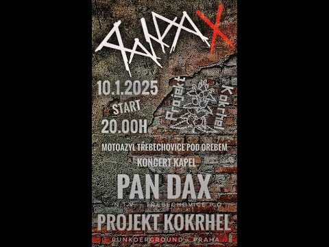 Pan Dax - Celý koncert v Motoazylu 10.1.2025