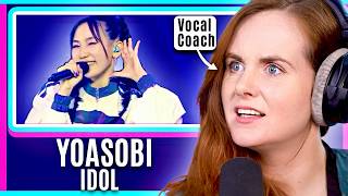 YOASOBI's Idol | 23 Weeks At No.1! 🇯🇵 | Vocal Coach Analysis & Reaction