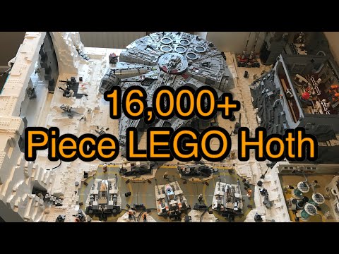 Star Wars Fan Spent A Year And Over 16,000 Legos To Recreate The Hoth Base From 'The Empire Strikes Back'