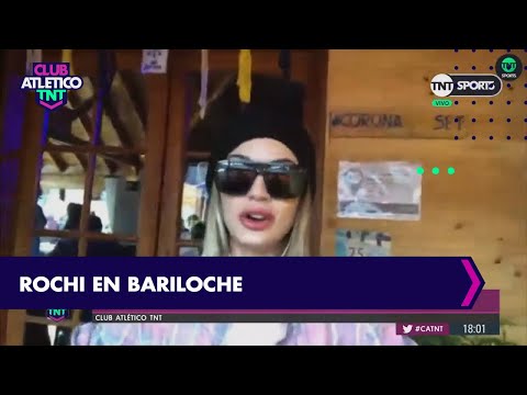 Rochi Cuenca en el after ski de Bariloche