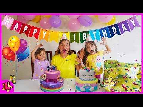 LAURINHA AND HELENA PREPARING BIRTHDAY SURPRISE FOR MAMA