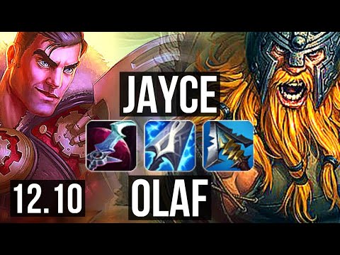 JAYCE vs OLAF (TOP) | 9/0/6, Legendary, 1.2M mastery | BR Diamond | 12.10