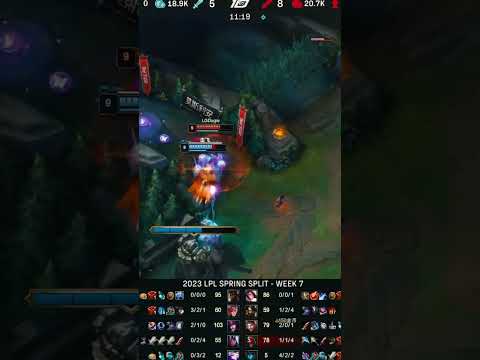 WBG Xiaohu Syndra SoloKill LGD Dxqw Jayce - WBG vs LGD 2023 LPL Spring Split #shorts