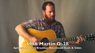 Video thumbnail for 1966 Martin D 28 by SylvanMusicSC