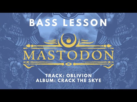 Sludge Stoner Prog Doom Bass Lesson + Bass TAB // Oblivion by Mastodon!