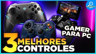 ????TOP 3 Melhores CONTROLE GAMER PARA PC Bom e Barato em 2025