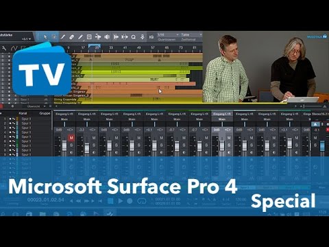 Microsoft Surface Pro 4 - 100 Spuren Mixdown mit Nuendo