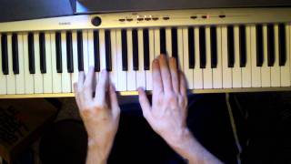 How to play Midnight&#39;s Another Day by Brian Wilson on Piano (tutorial) PART 1