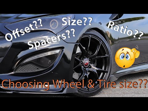 How To Choose Wheels & Tires - Fitment? - Offset? - Size? - Ratio? Genesis Coupe