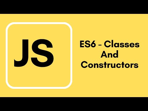 Javascript Tutorial 34 Es6 Classes And Constructors