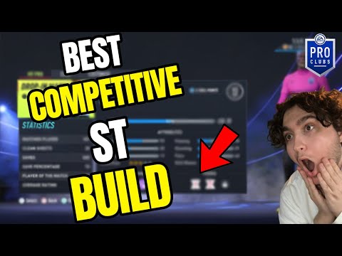 #FIFA22 - BEST & MOST OVERPOWERED ST/STRIKER BUILD RIGHT NOW IN PRO CLUBS (COMPETITIVE)🔥🔥 #2