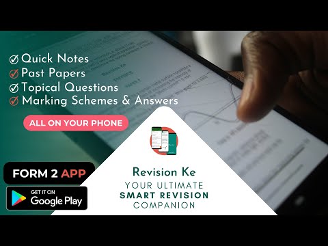 Form 2 Revision Notes & Exams