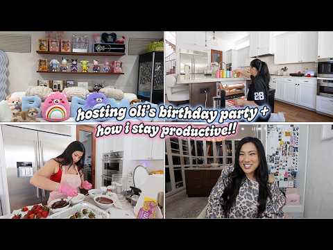 HOSTING OLI'S BDAY PARTY + How I Stay Productive!!